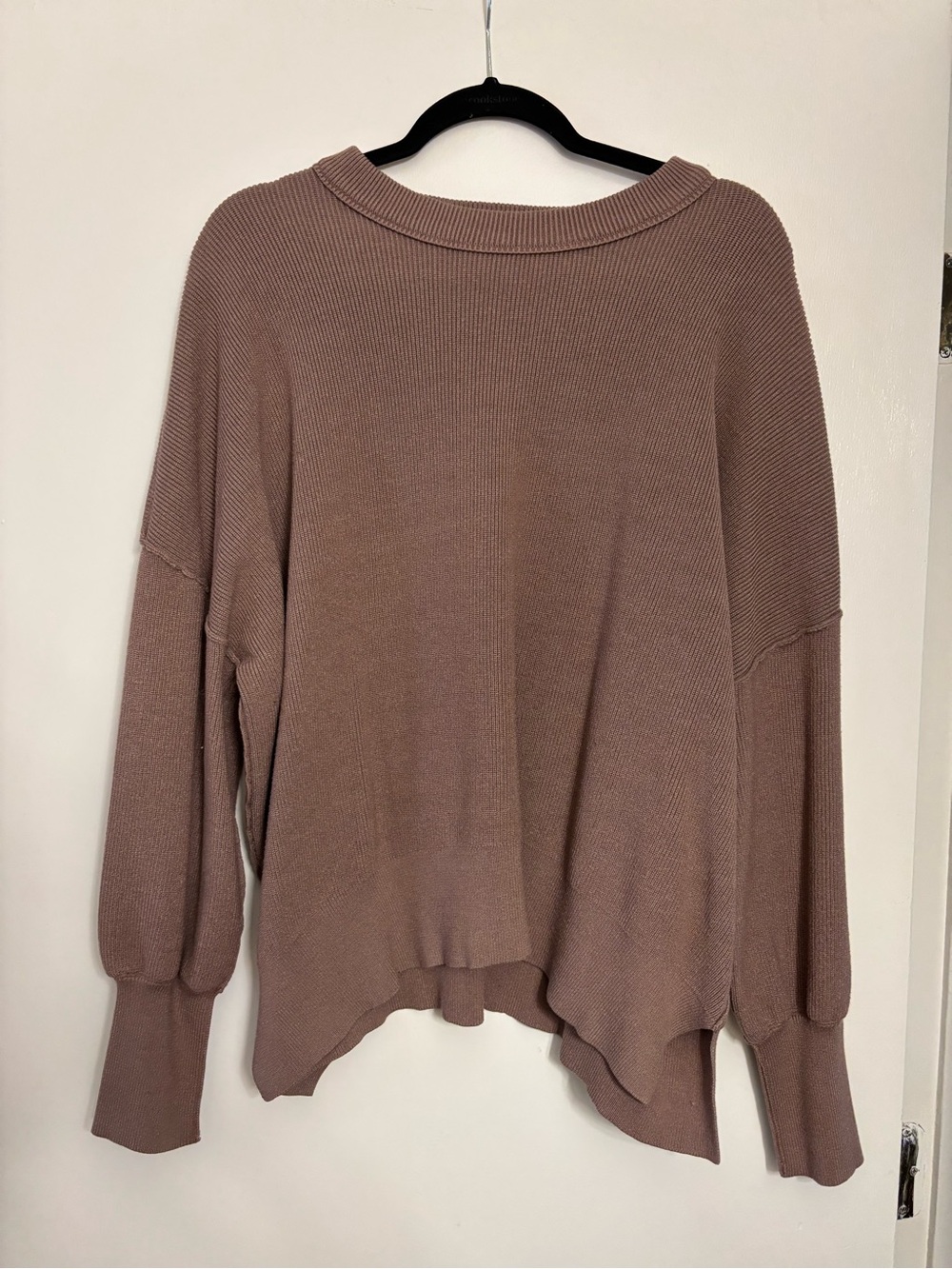 Oversized Mauve Knit Sweater